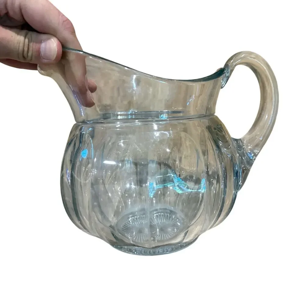 Vintage Elegant Heisey Depression Glass Colonial Panel Puritan Pitcher 1907-56